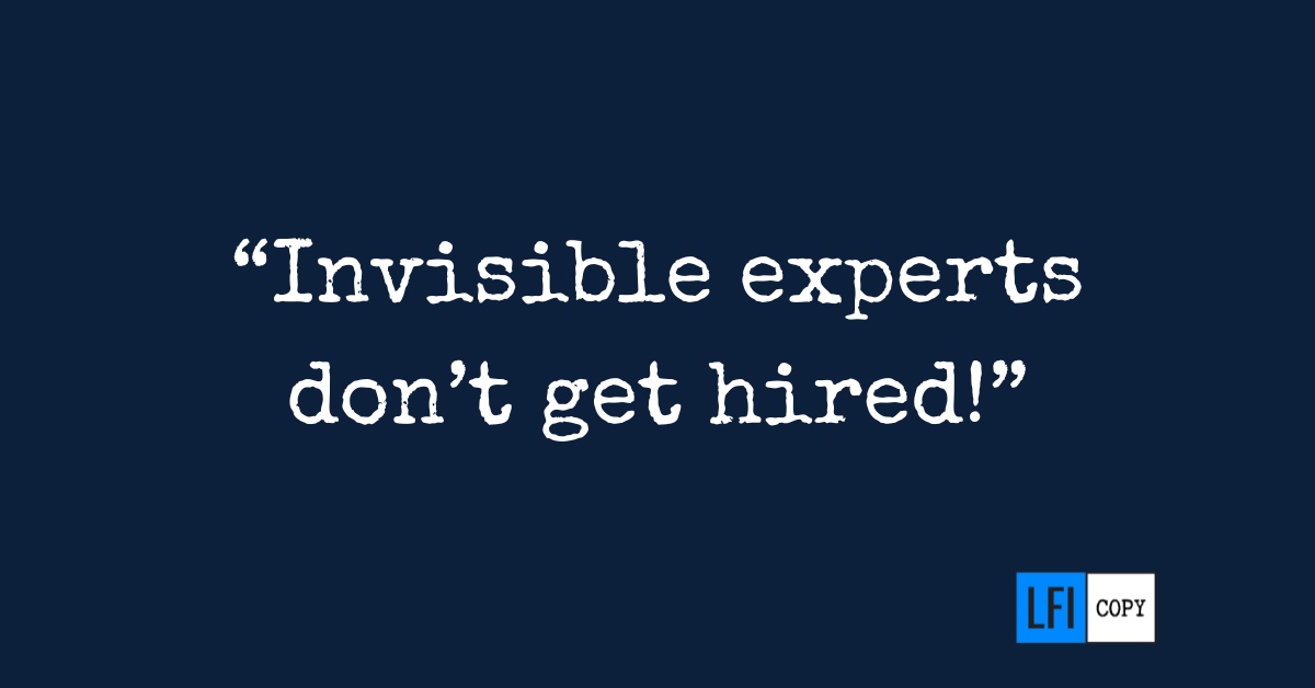 Why Expert Founders Are Invisible on LinkedIn (And How to Fix It)